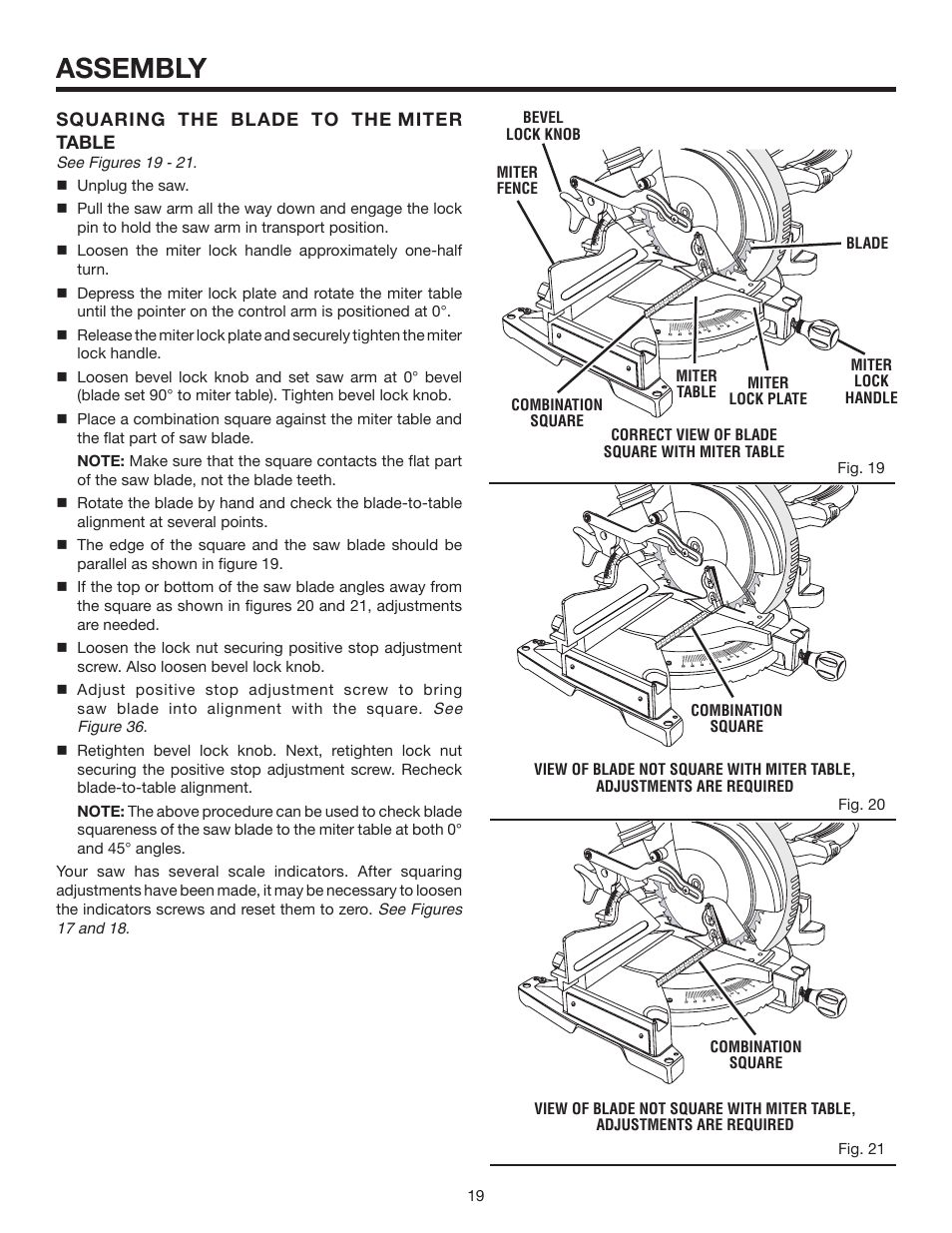 Assembly | RIDGID MS1065LZA User Manual | Page 19 / 32