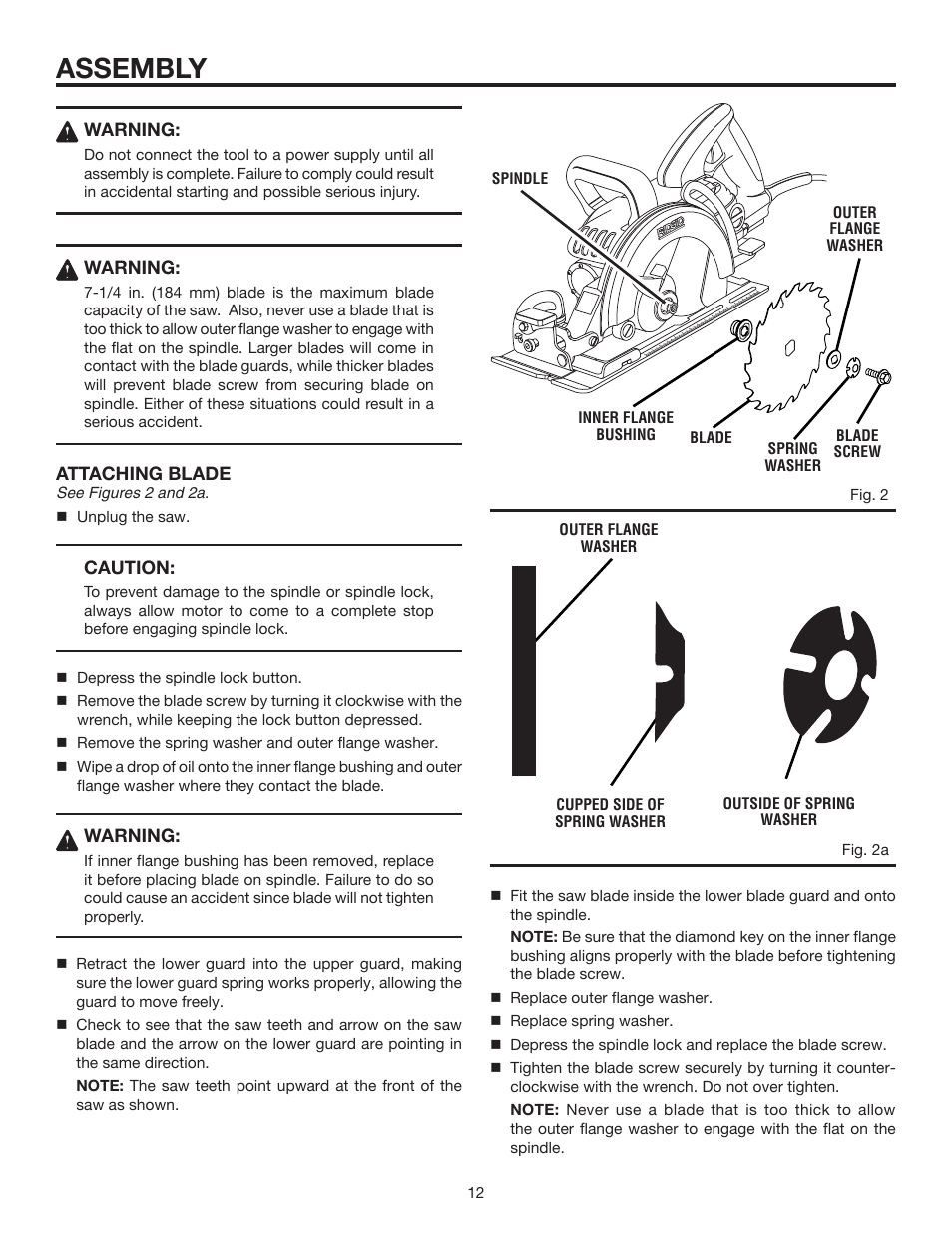 Assembly | RIDGID R3210 User Manual | Page 12 / 24