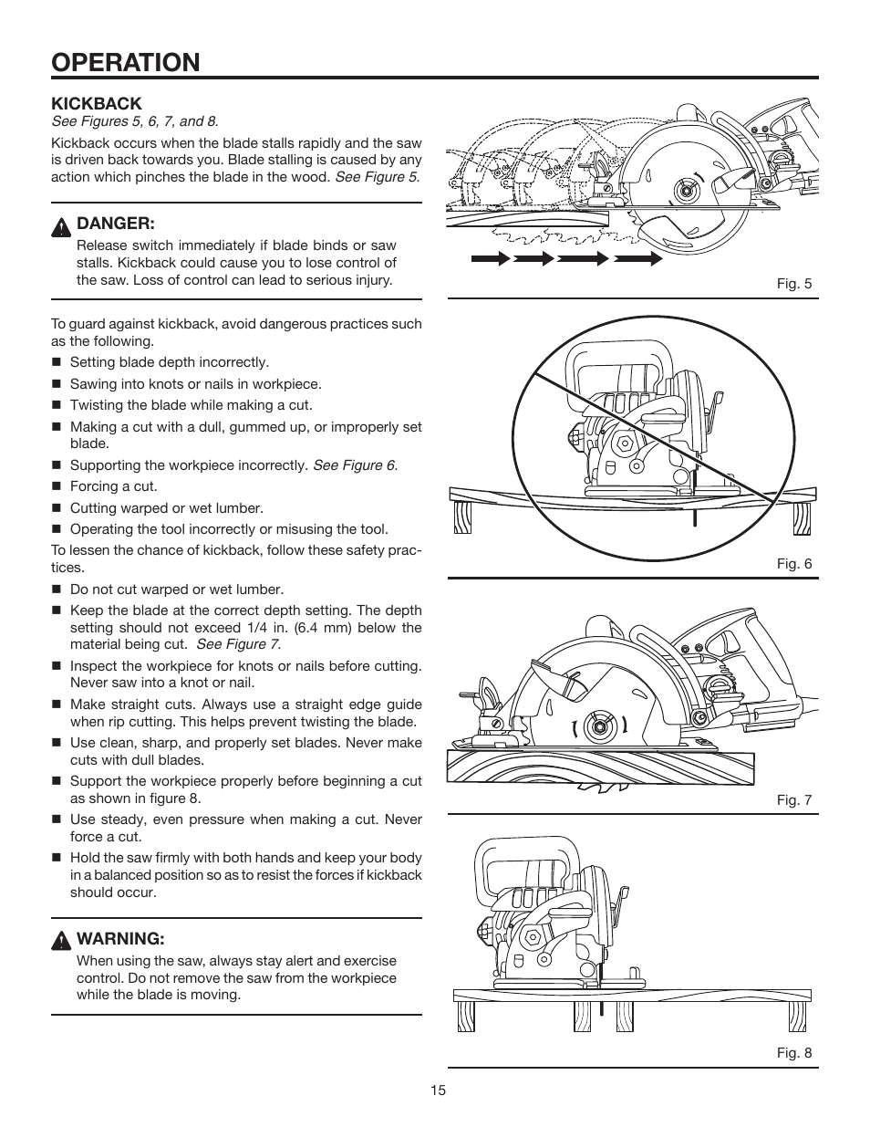 Operation | RIDGID R3210 User Manual | Page 15 / 24