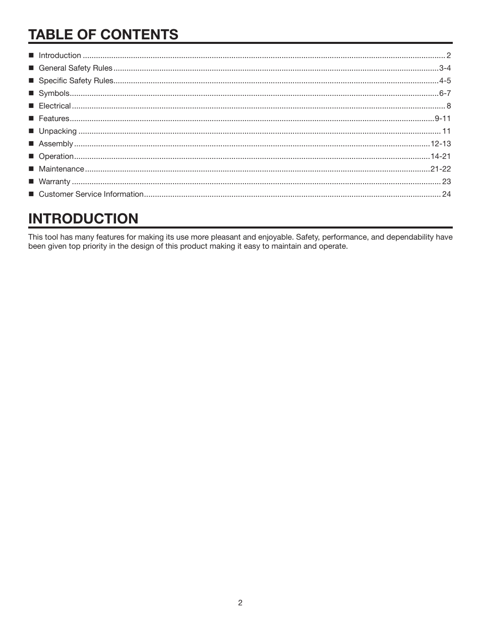 RIDGID R3210 User Manual | Page 2 / 24