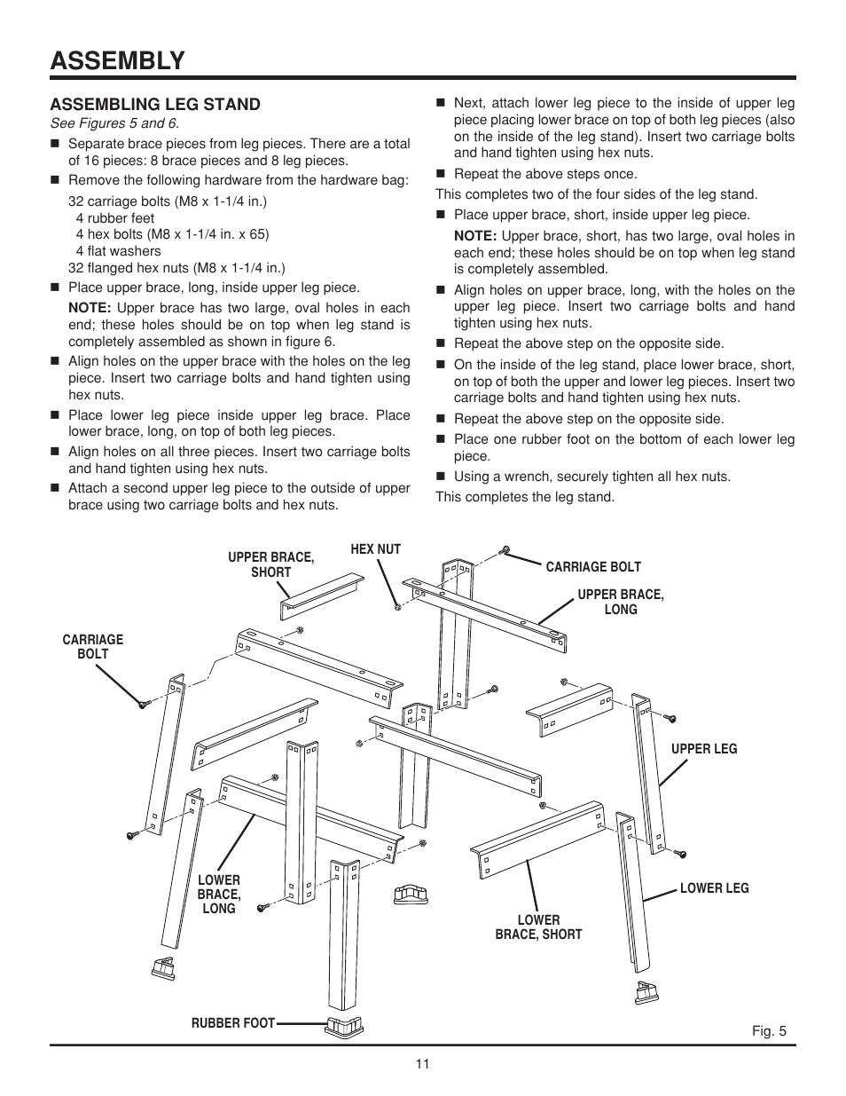 Assembly | RIDGID TP1300LS User Manual | Page 11 / 24