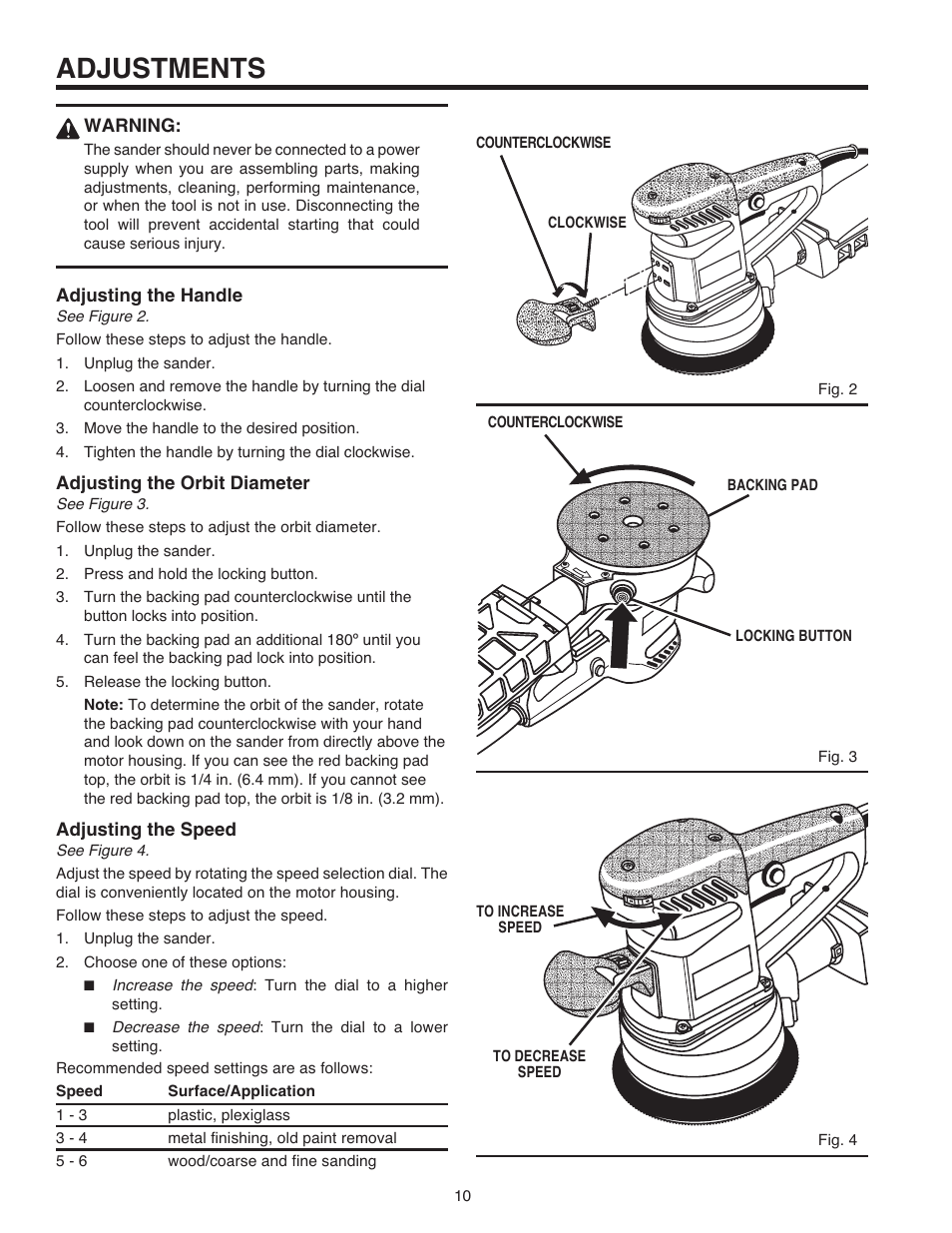 Adjustments | RIDGID R2610 User Manual | Page 10 / 16