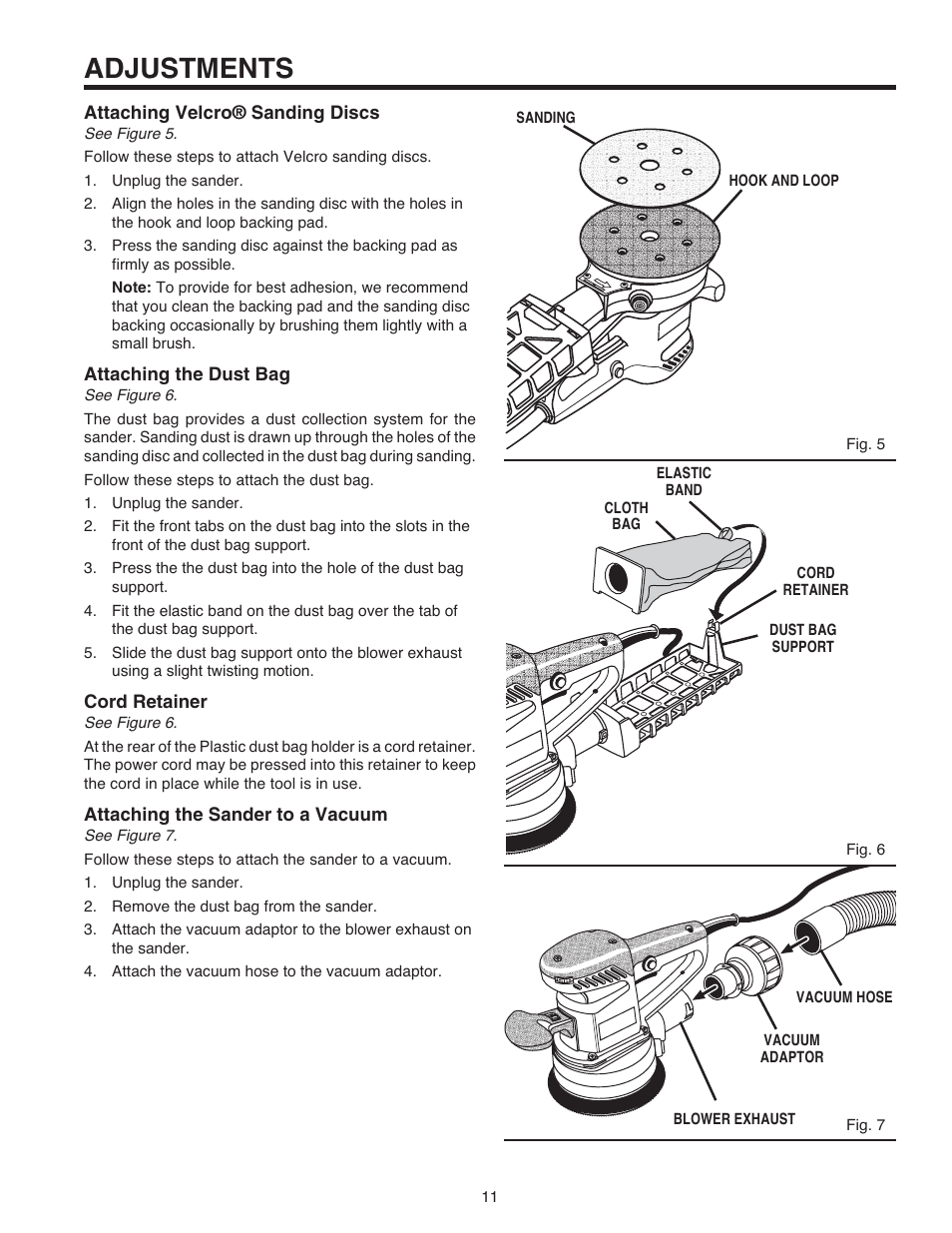 Adjustments | RIDGID R2610 User Manual | Page 11 / 16