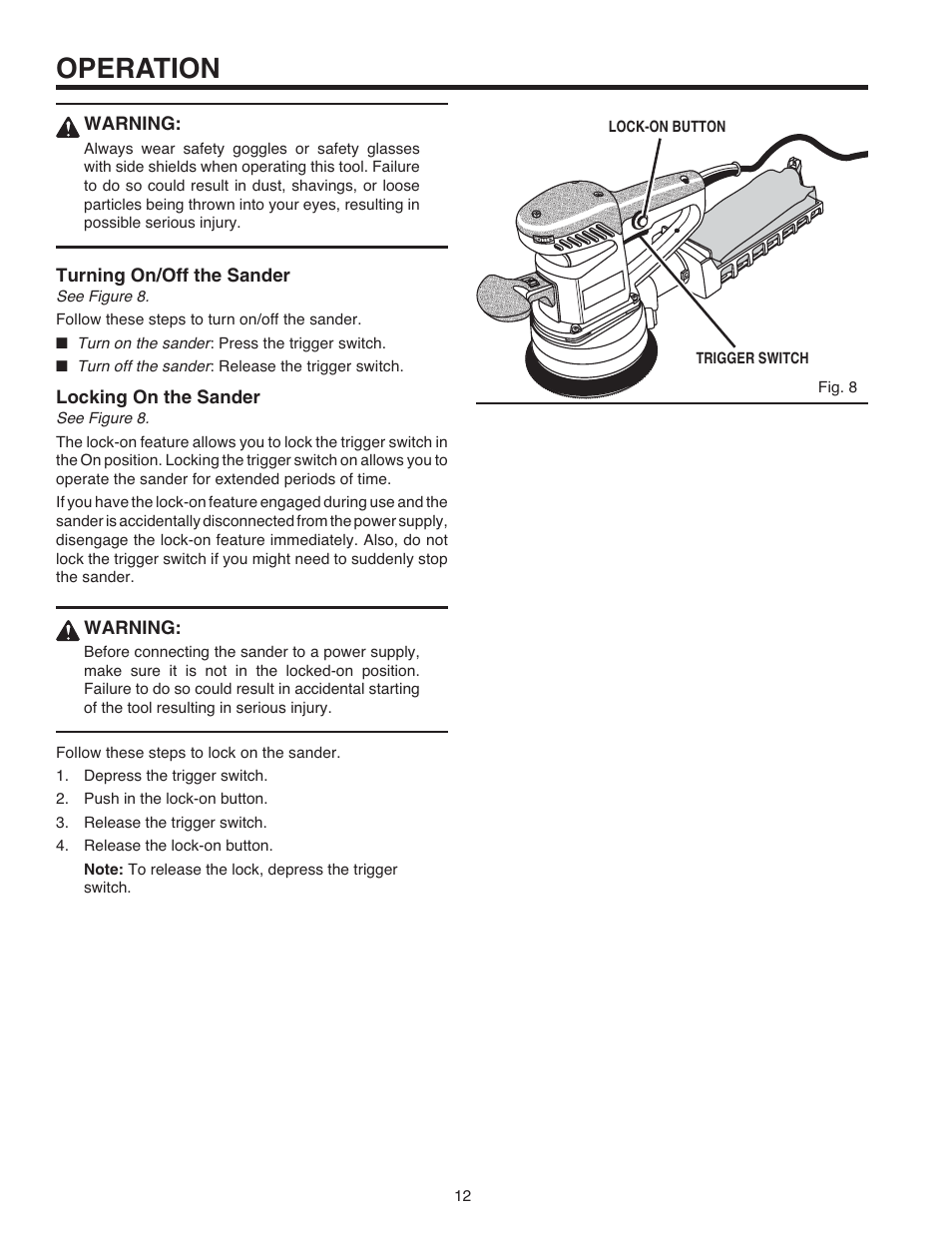 Operation | RIDGID R2610 User Manual | Page 12 / 16