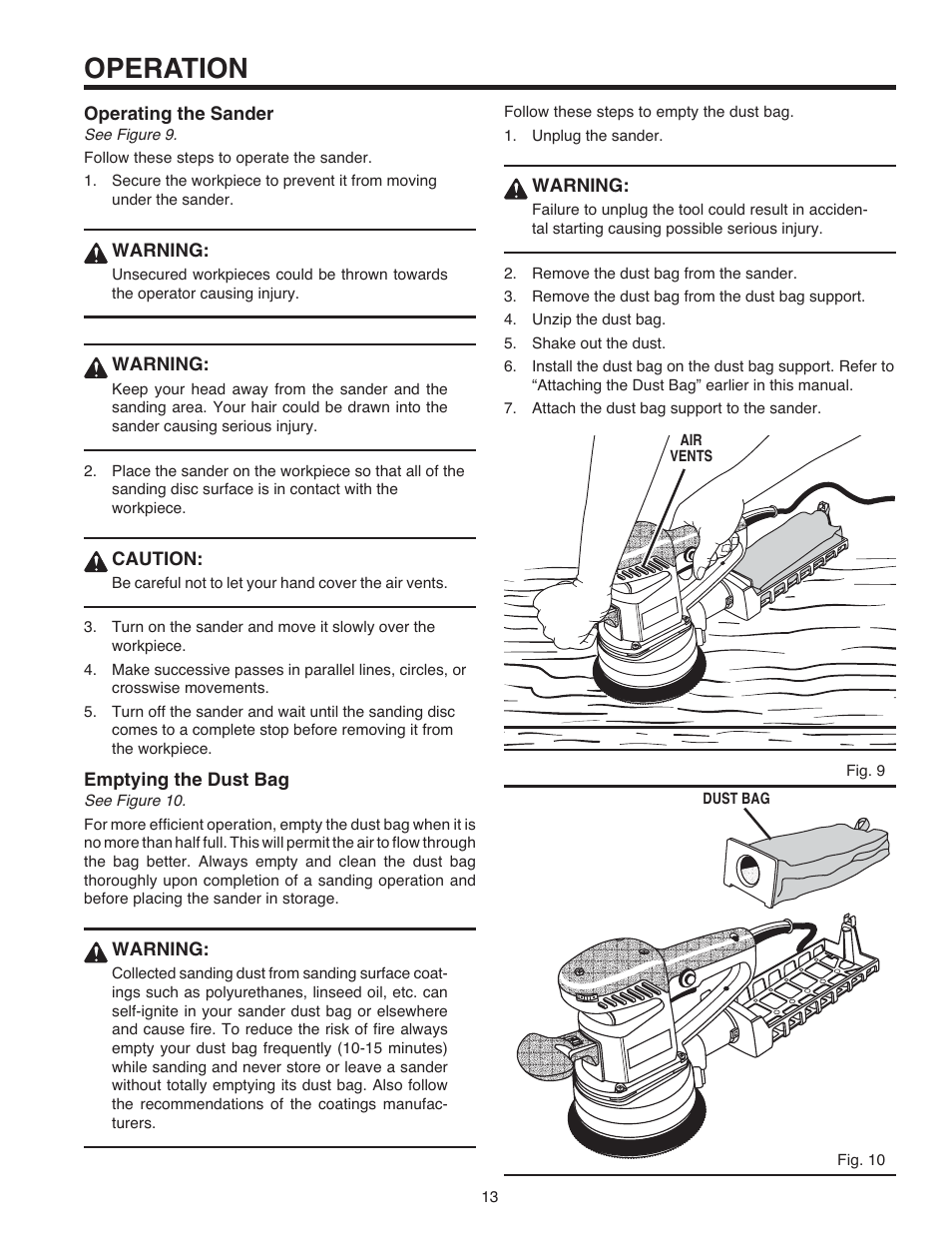 Operation | RIDGID R2610 User Manual | Page 13 / 16
