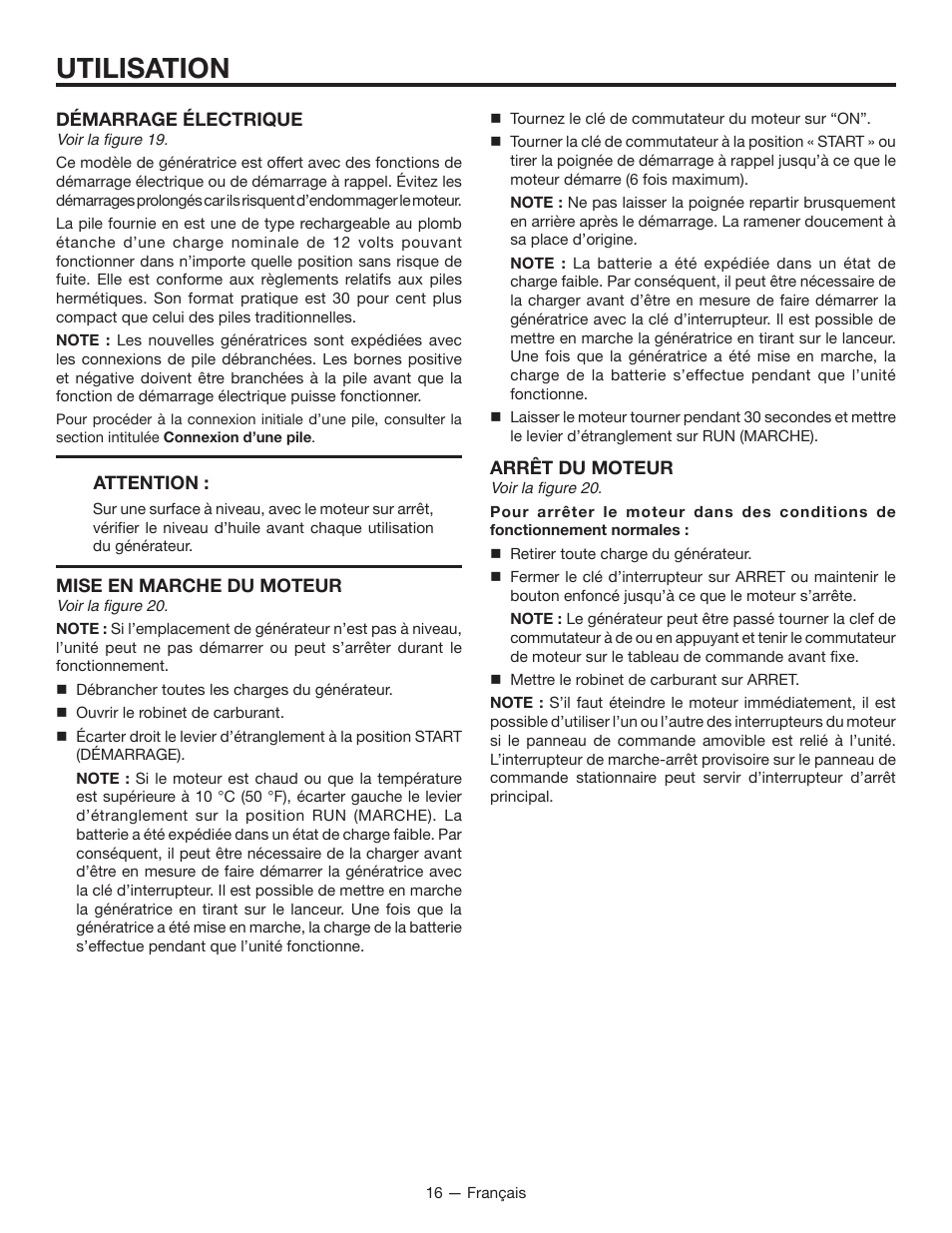 Utilisation | RIDGID RD8000 User Manual | Page 38 / 74