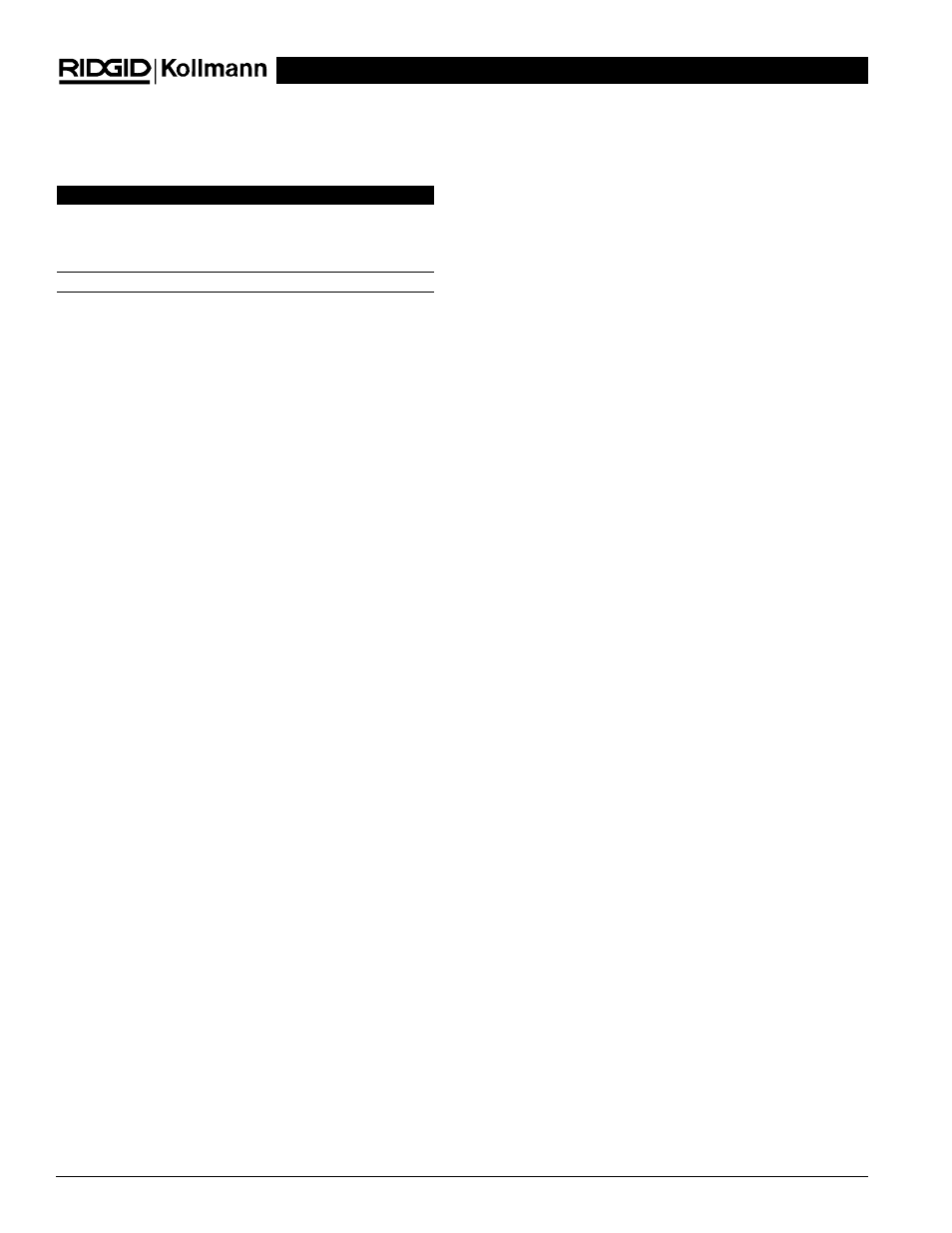 General safety information, Specific safety information | RIDGID K-2000 User Manual | Page 4 / 39