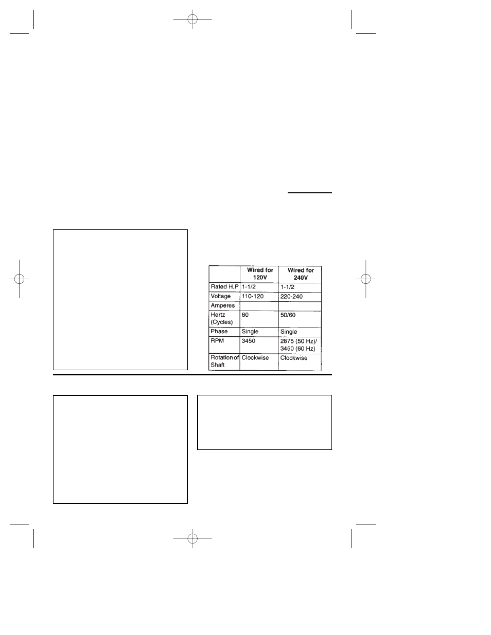 Motor specifications and electrical requirements | RIDGID TS3650 User Manual | Page 11 / 76