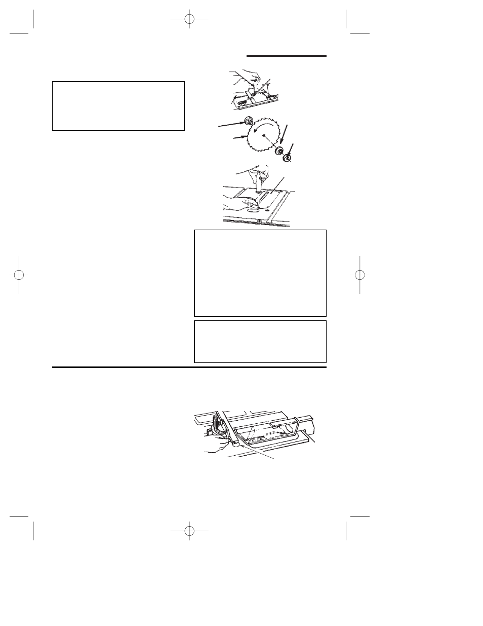 Getting to know your table saw (continued) | RIDGID TS3650 User Manual | Page 44 / 76