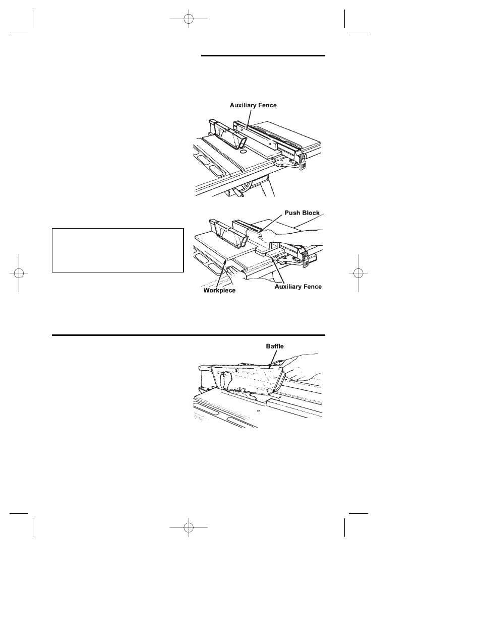 Basic saw operations (continued) | RIDGID TS3650 User Manual | Page 62 / 76