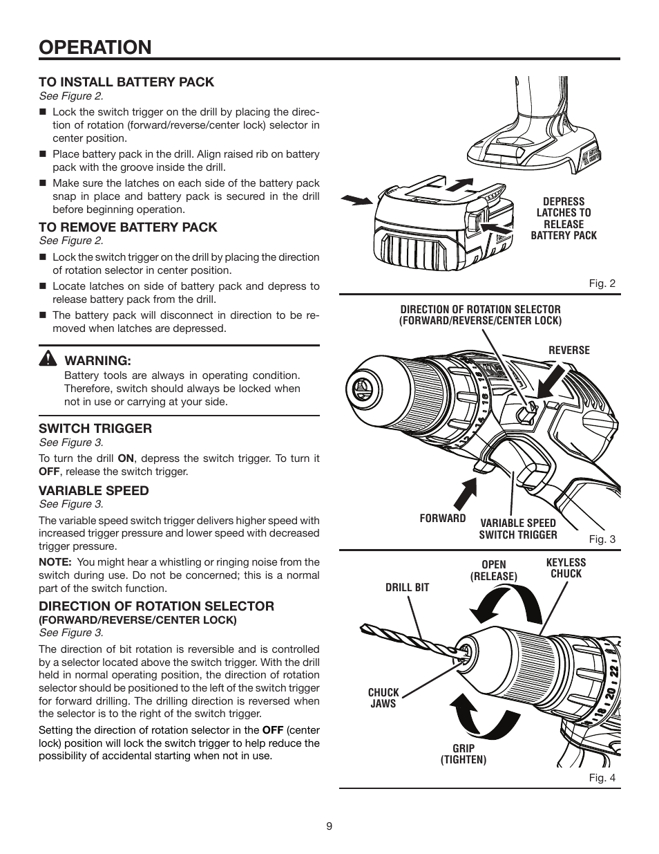 Operation | RIDGID AUTOSHIFT R86014 User Manual | Page 9 / 16