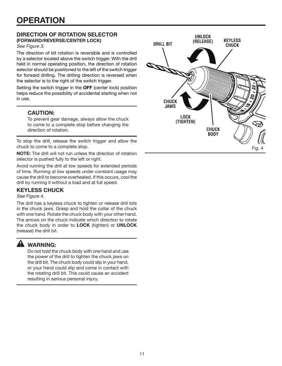 Operation | RIDGID R86006 User Manual | Page 11 / 18
