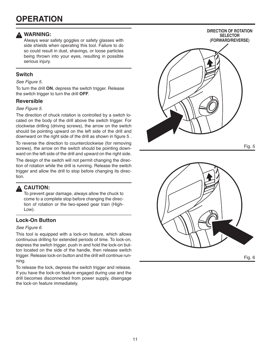 Operation | RIDGID R7100 User Manual | Page 11 / 20