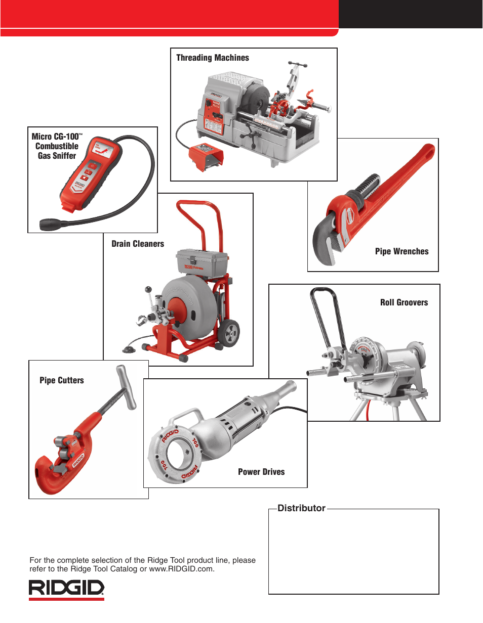 RIDGID 1210 User Manual | Page 2 / 2