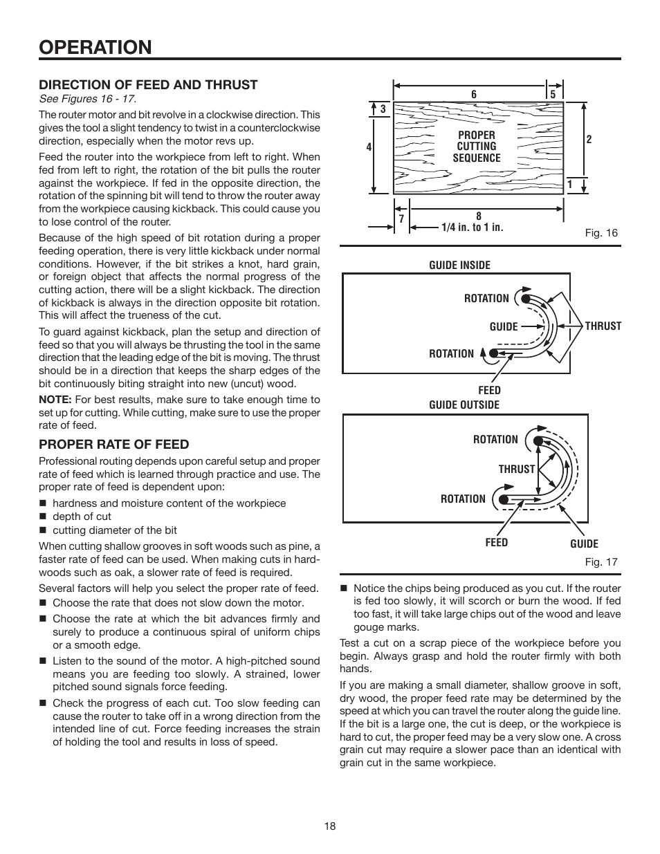 Operation | RIDGID R2900 User Manual | Page 18 / 24