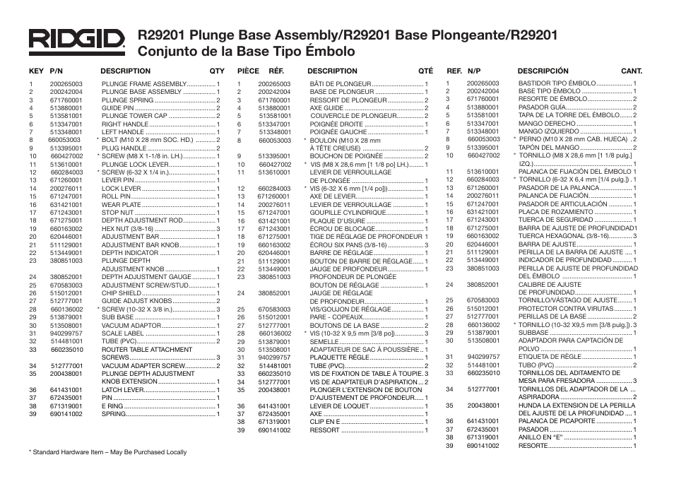 RIDGID R29301 User Manual | Page 5 / 9