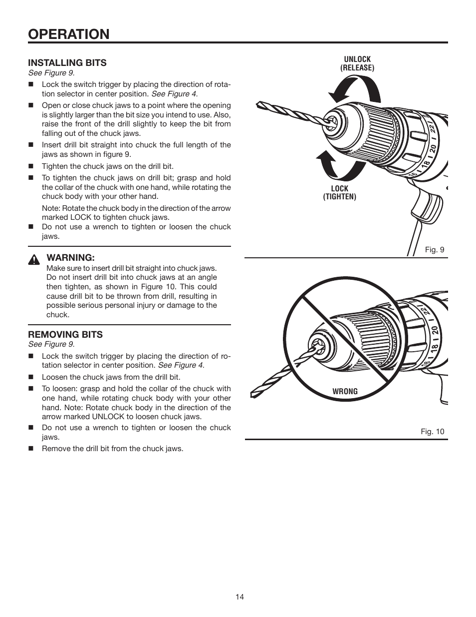 Operation | RIDGID R83001 User Manual | Page 14 / 20