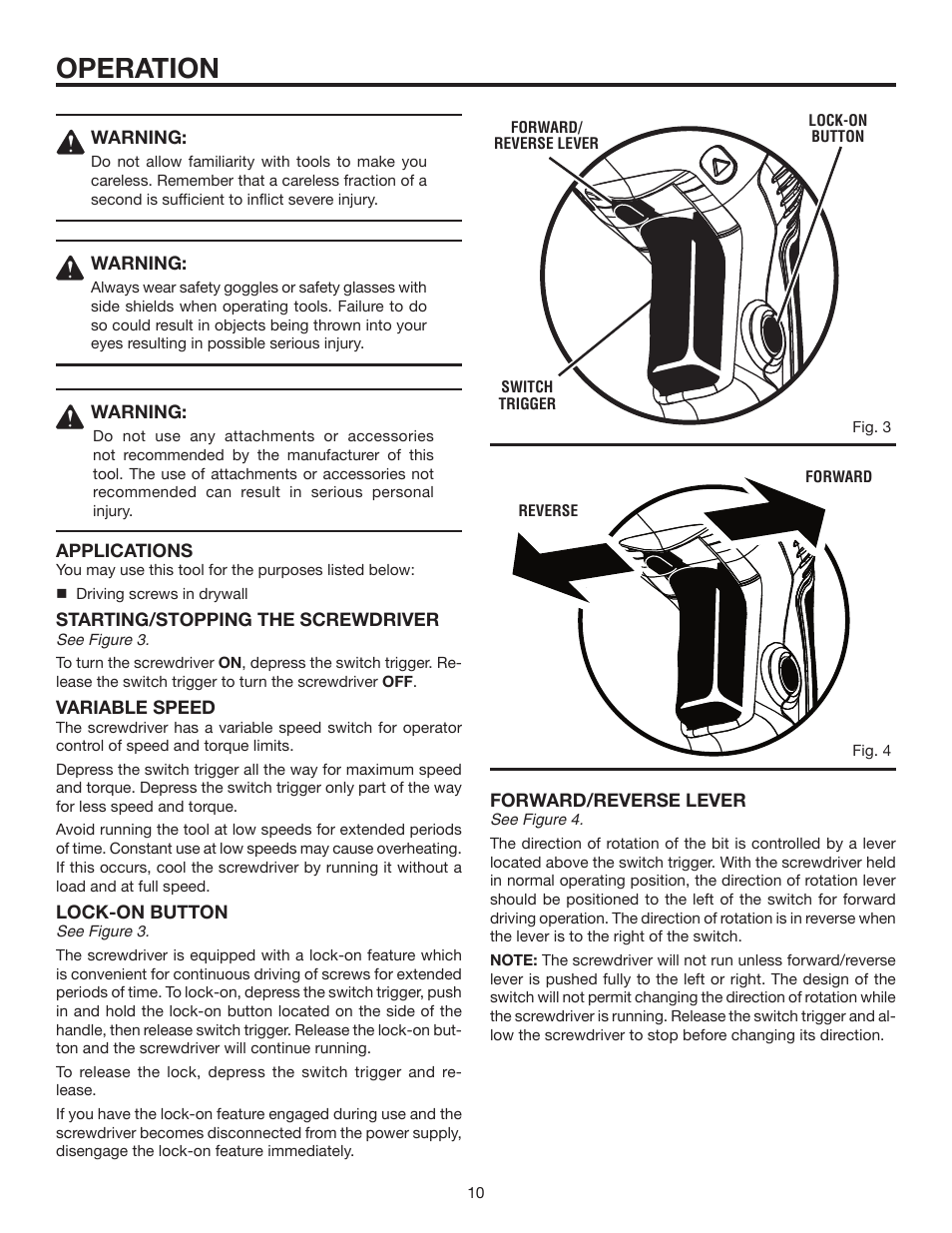 Operation | RIDGID R6000 User Manual | Page 10 / 14