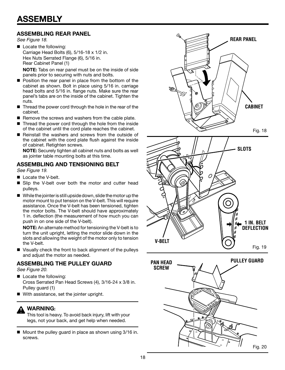 Assembly | RIDGID JP06101 User Manual | Page 18 / 40