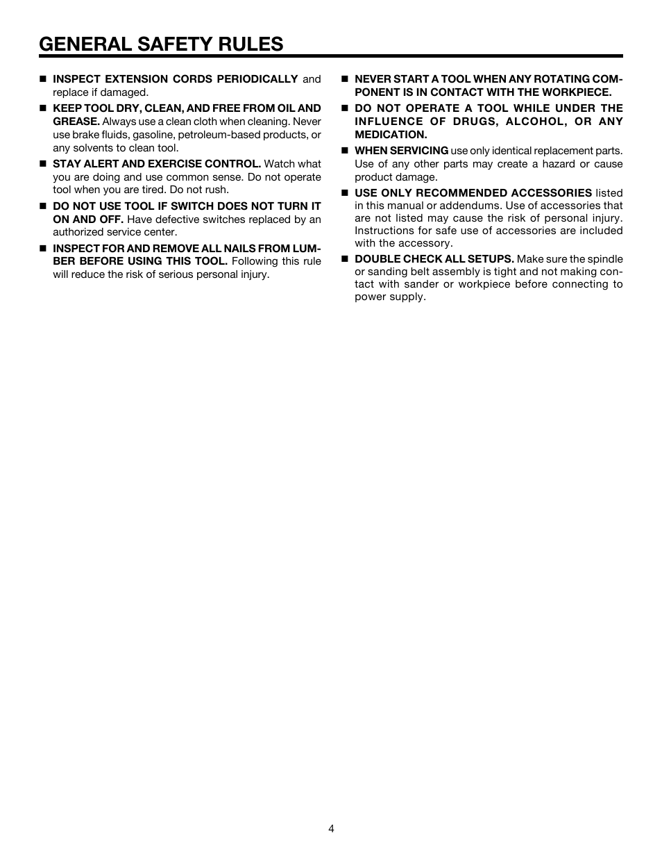 General safety rules | RIDGID JP06101 User Manual | Page 4 / 40