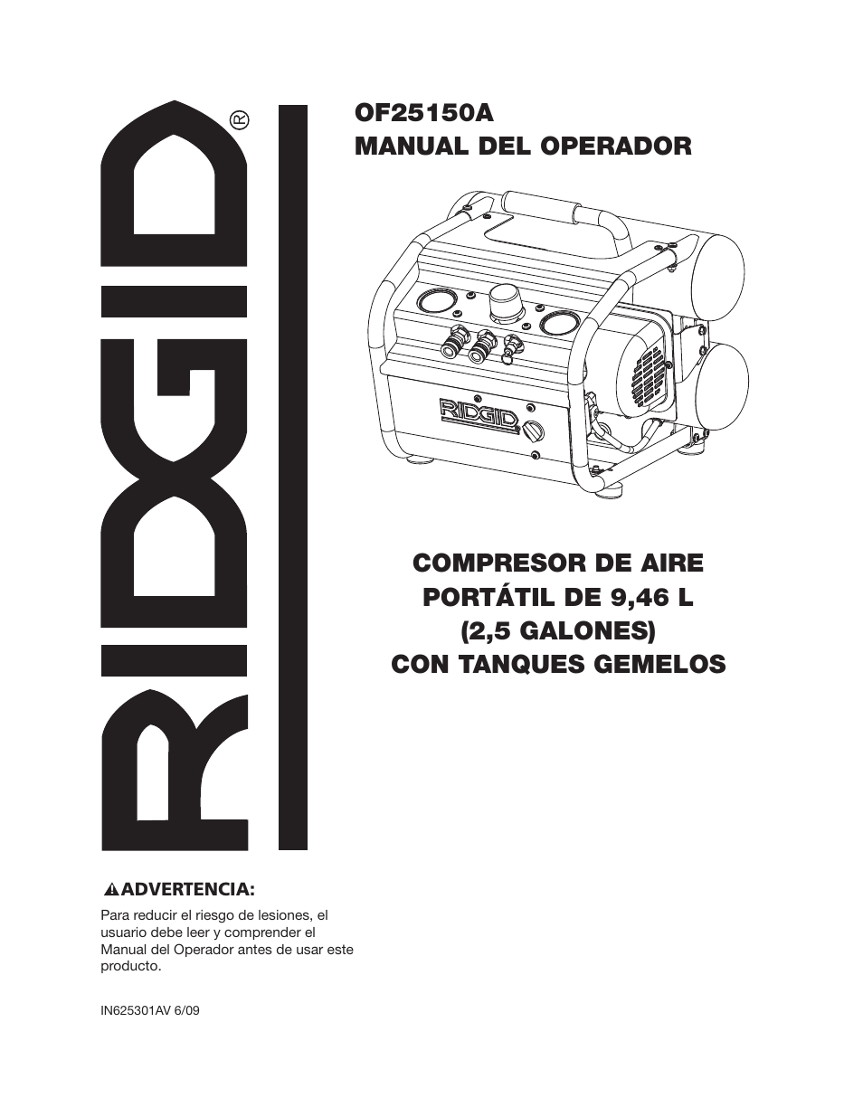 RIDGID OF25150A User Manual | Page 19 / 56