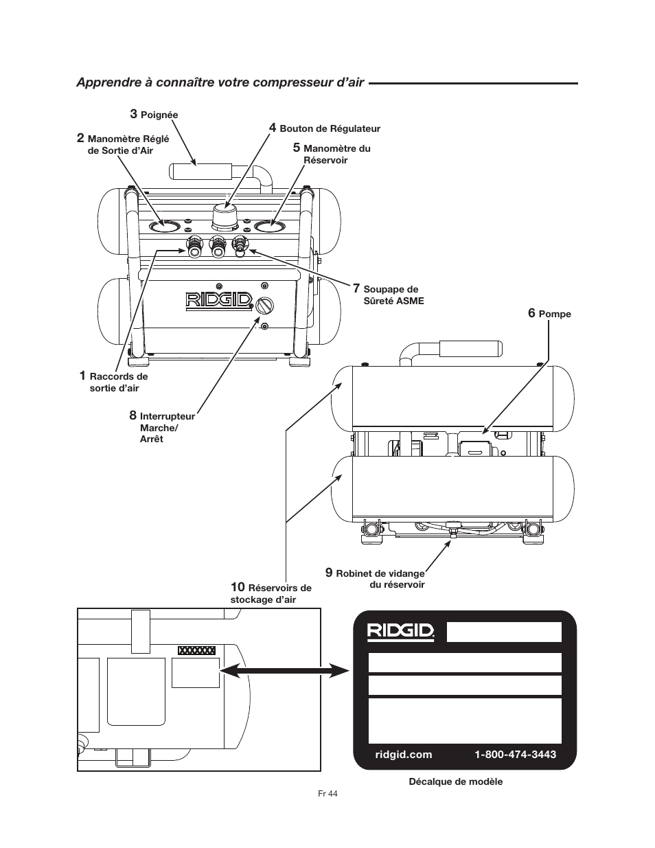 RIDGID OF25150A User Manual | Page 44 / 56