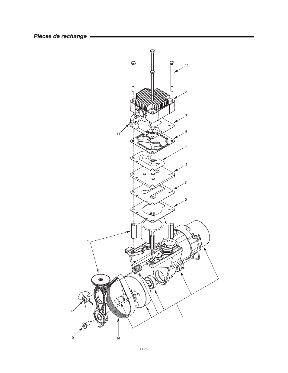 Pièces de rechange | RIDGID OF25150A User Manual | Page 52 / 56