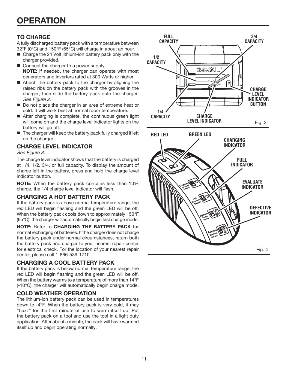 Operation | RIDGID R8804 User Manual | Page 11 / 20