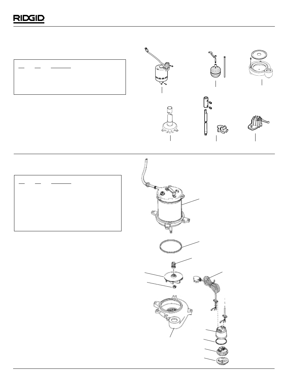 RIDGID SP-1000 User Manual | 1 page