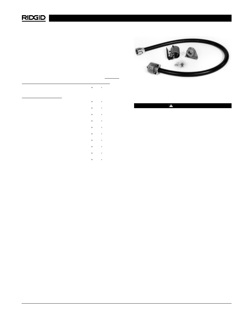 Accessories, Maintenance instructions | RIDGID Drain Cleaner K-40 User Manual | Page 15 / 51