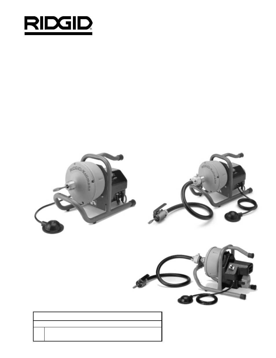 RIDGID Drain Cleaner K-40 User Manual | Page 17 / 51