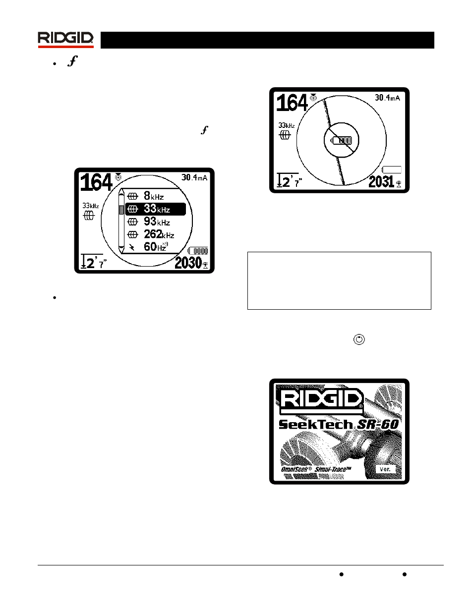 RIDGID SR-60 User Manual | Page 12 / 51