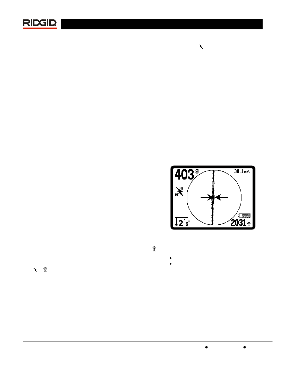 Passive line tracing | RIDGID SR-60 User Manual | Page 22 / 51