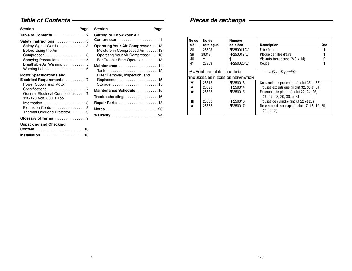 RIDGID RIGID OF25135A User Manual | Page 2 / 36