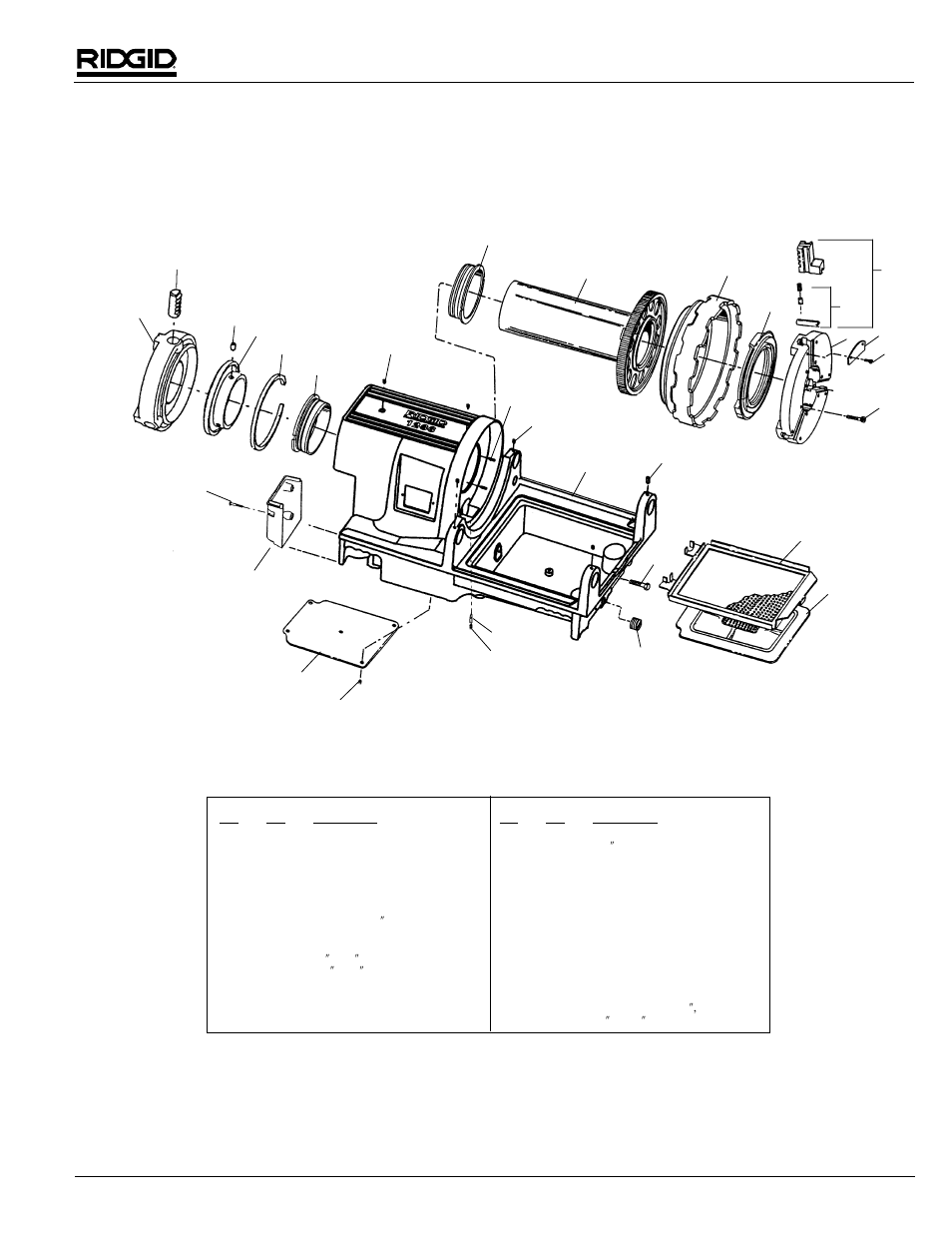 RIDGID 1233 User Manual | 8 pages