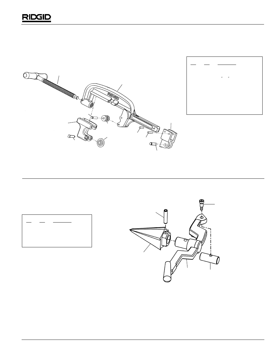 No. 743 reamer, No. 763 pipe cutter, Pipe and bolt threading machine | RIDGID 1233 User Manual | Page 5 / 8