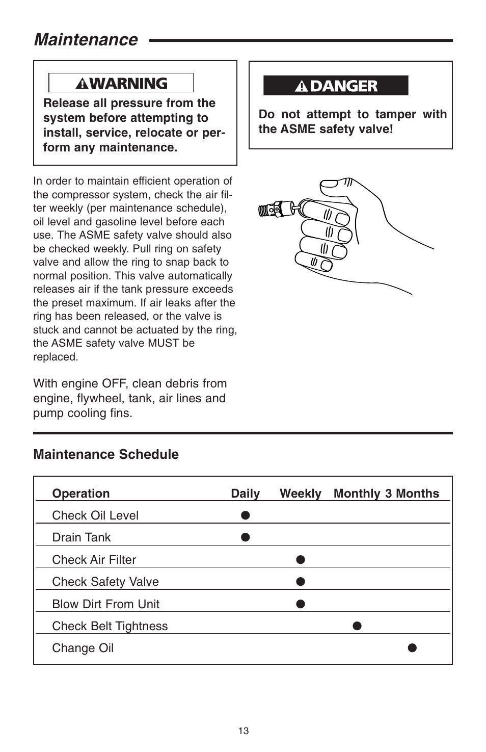 Maintenance | RIDGID GP90150A User Manual | Page 13 / 72