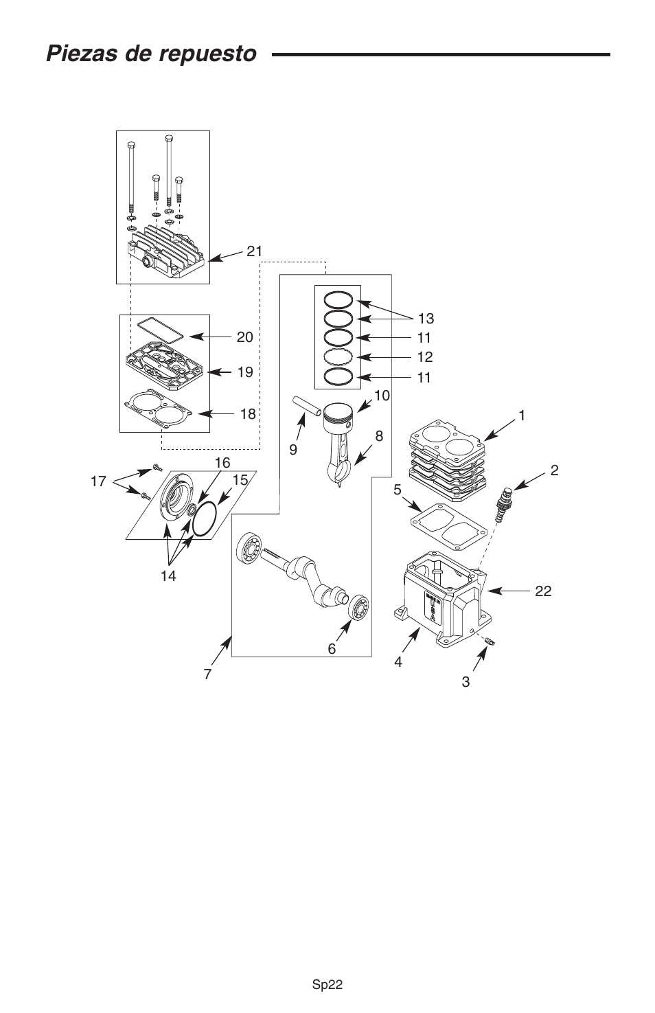 Piezas de repuesto | RIDGID GP90150A User Manual | Page 46 / 72