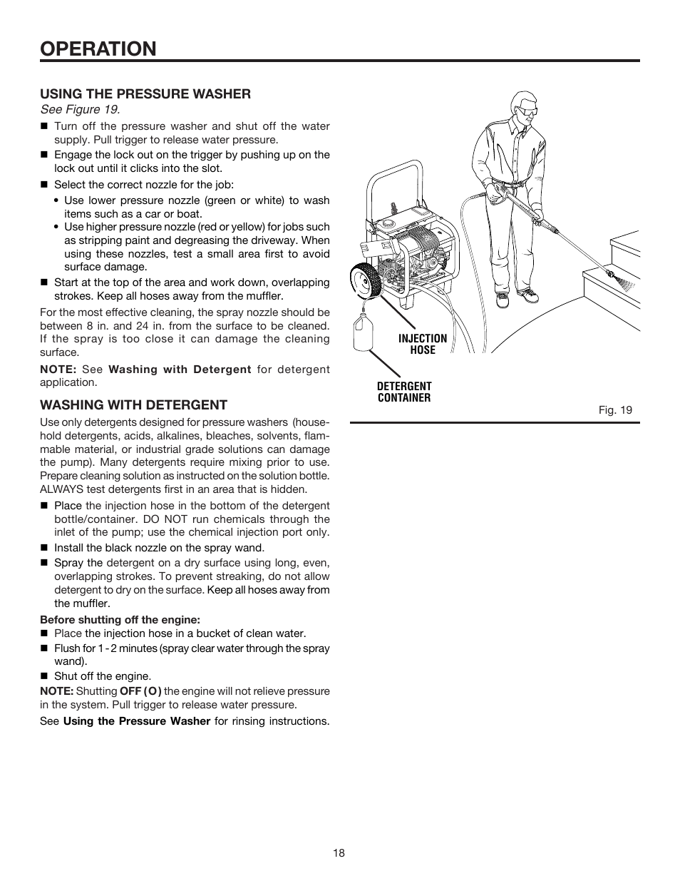Operation | RIDGID RD80770 User Manual | Page 18 / 26