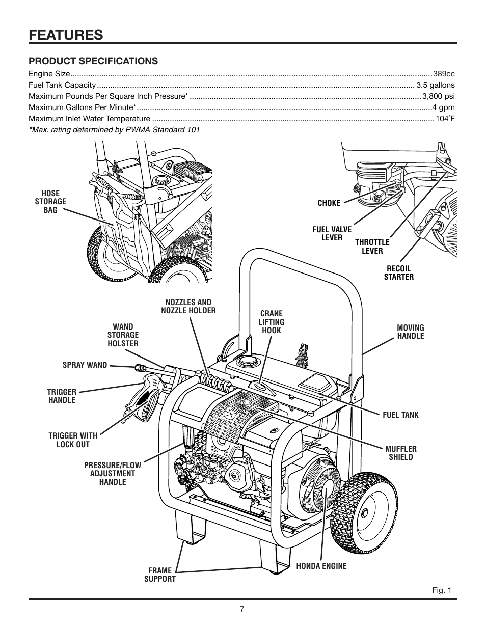 Features | RIDGID RD80770 User Manual | Page 7 / 26