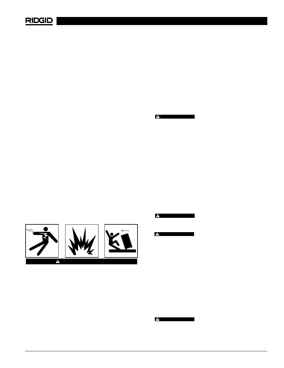 Préparation de la machine et du chantier | RIDGID 122XL User Manual | Page 19 / 39