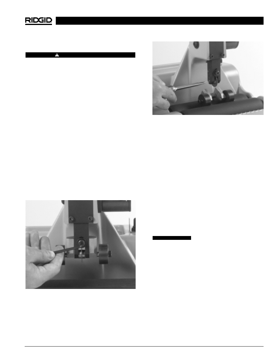 Entretien | RIDGID 122XL User Manual | Page 23 / 39