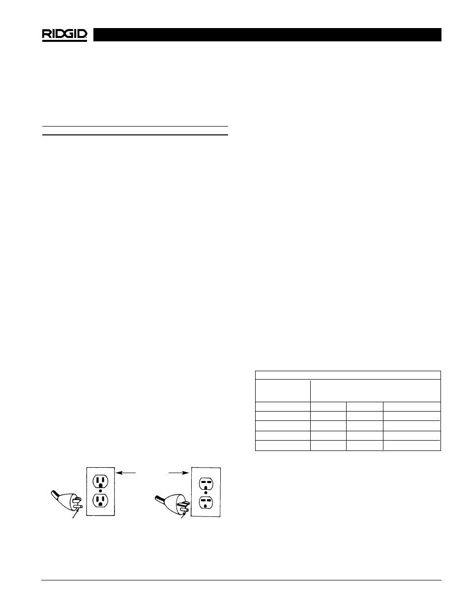 Información general de seguridad | RIDGID 122XL User Manual | Page 27 / 39