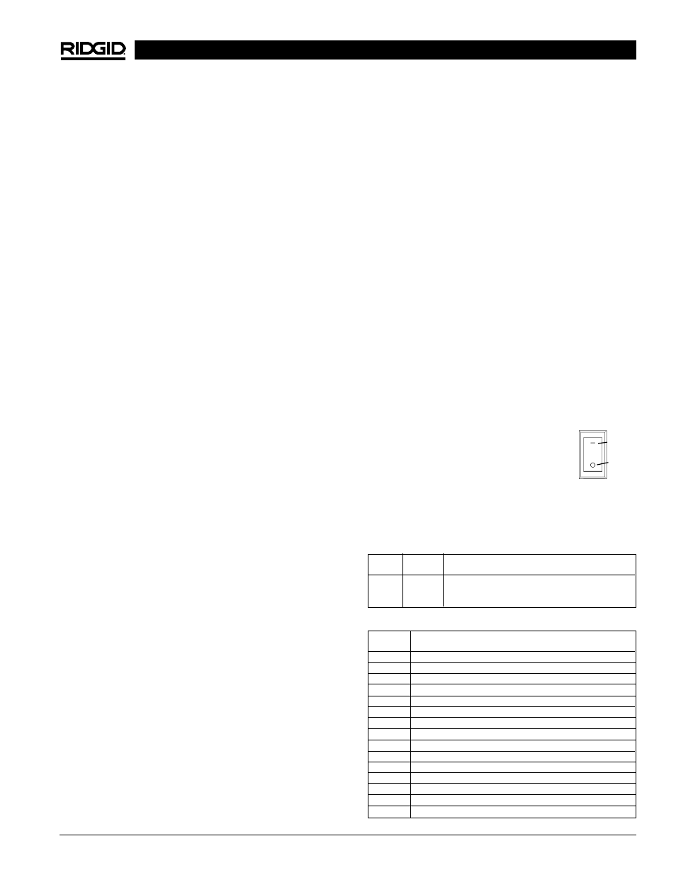 Descripción, especificaciones y equipo estándar, Descripción, Especificaciones | Equipo estándar accesorios | RIDGID 122XL User Manual | Page 29 / 39