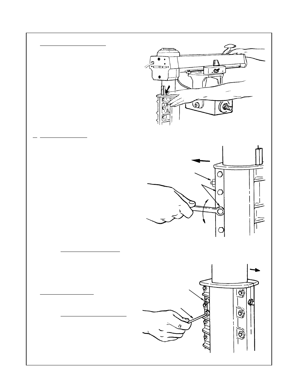 Adjustments | RIDGID SP6263 User Manual | Page 23 / 80