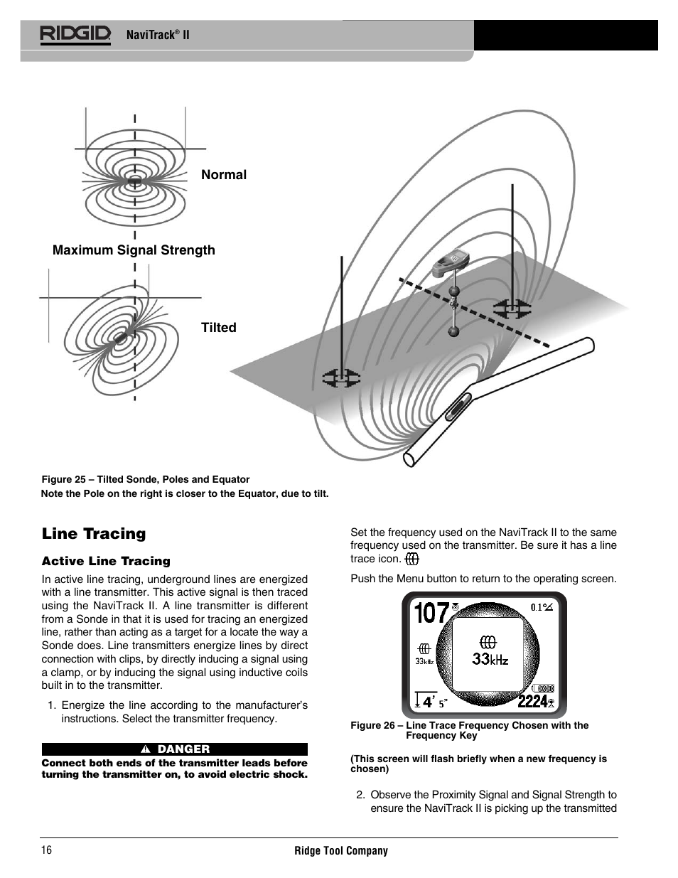 Line tracing | RIDGID Metal Detector User Manual | Page 18 / 103