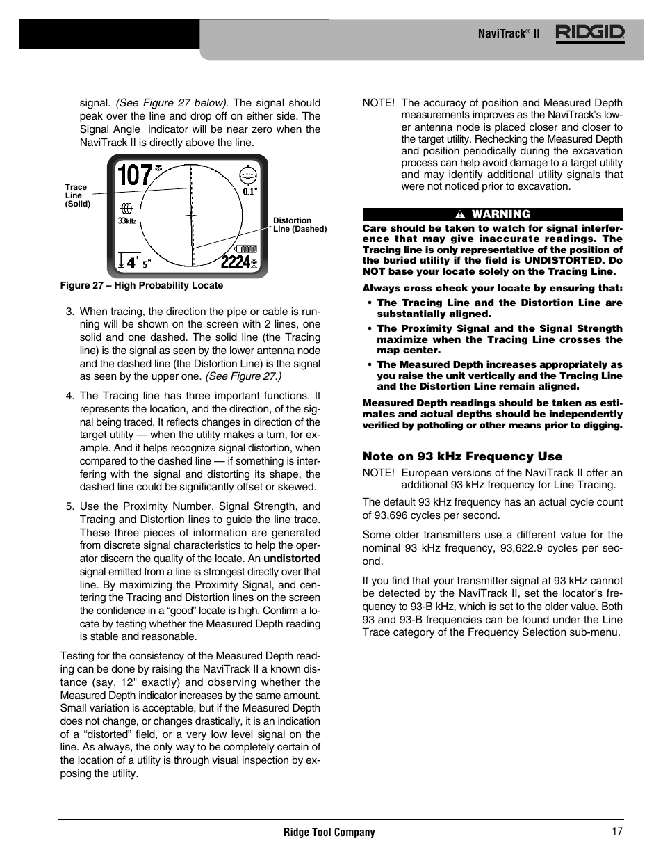 RIDGID Metal Detector User Manual | Page 19 / 103