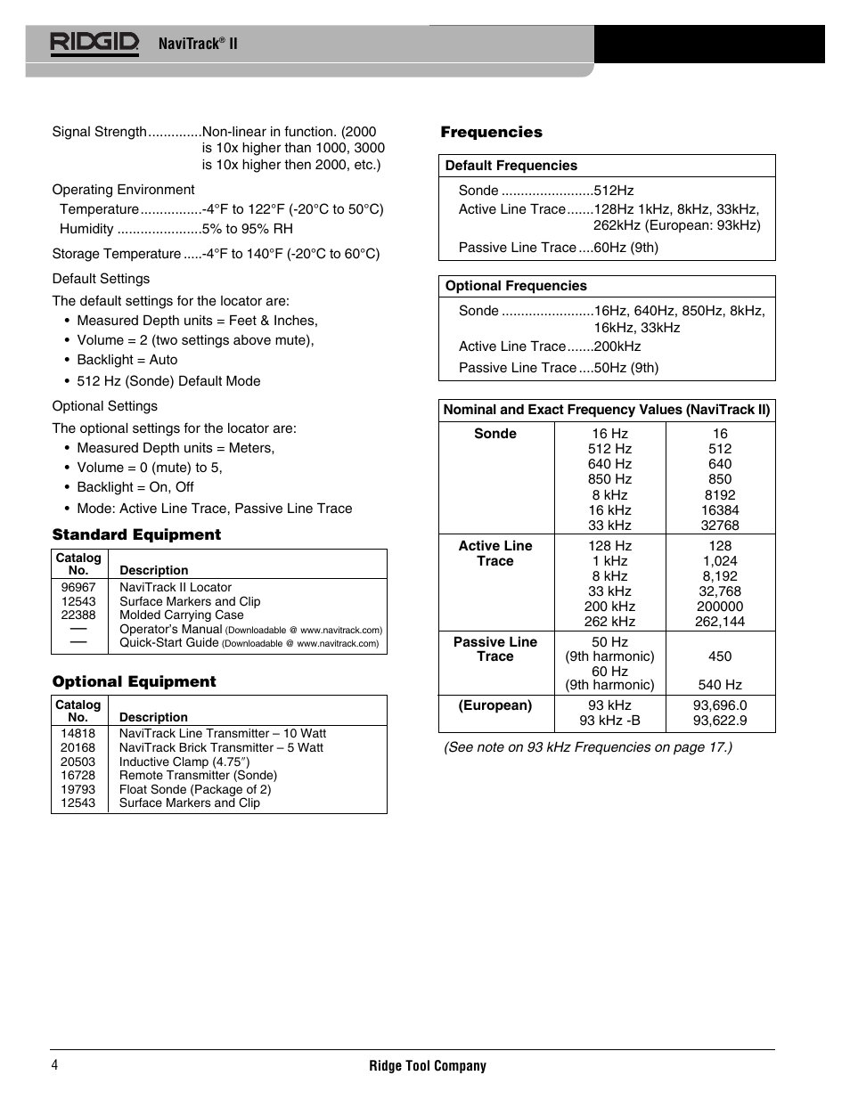 RIDGID Metal Detector User Manual | Page 6 / 103