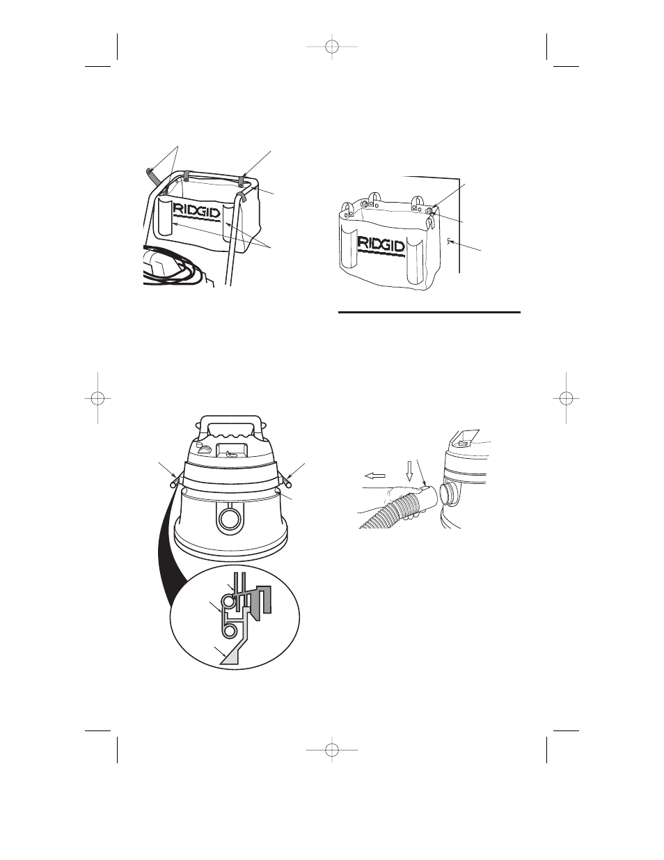 Wet/dry vac assembly | RIDGID WD1850 User Manual | Page 9 / 40