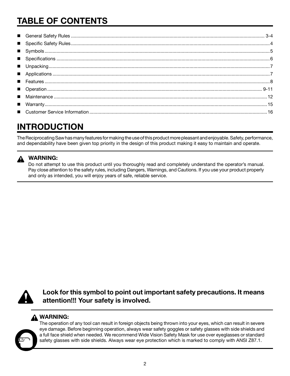 RIDGID R3000 User Manual | Page 2 / 16